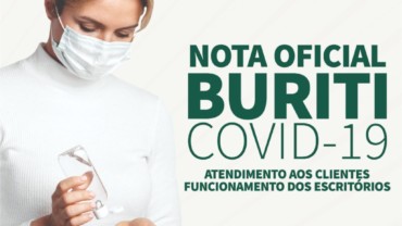 Nota oficial – COVID-19. Funcionamento dos escritórios