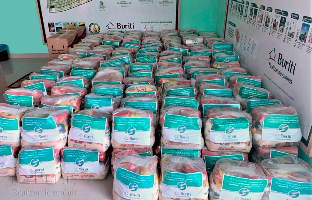 Grupo Buriti fará doação de 10.200 cestas básicas para carentes