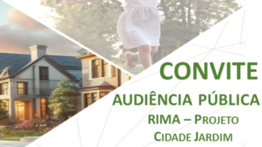 Convite Audiência Pública Rima – Projeto Cidade Jardim